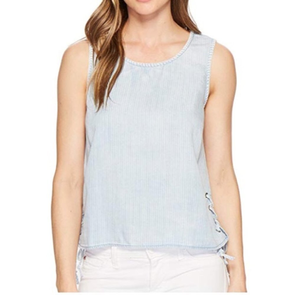 M/L Michael Stars Denim Tencel Top F05 2004/5